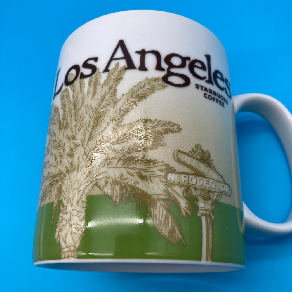 Starbucks Coffee Global Icon City Series Los Angeles Rodeo Drive Green 2009 - Picture 2 of 8
